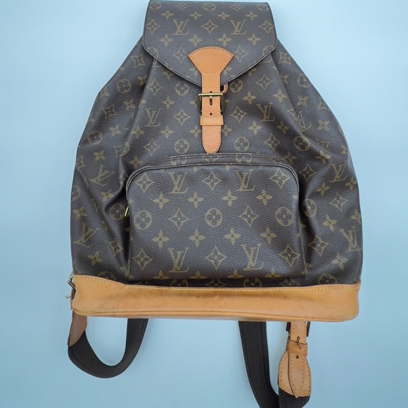 Project Piece: Louis Vuitton Pre-Loved Montsouris GM Monogram Canvas Backpack - Picture 1 of 11